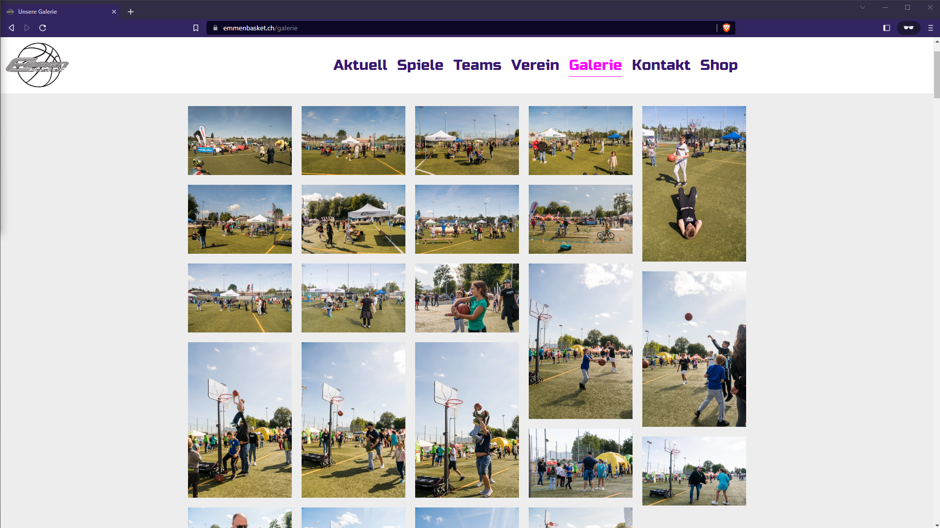 Emmen Basket gallery display